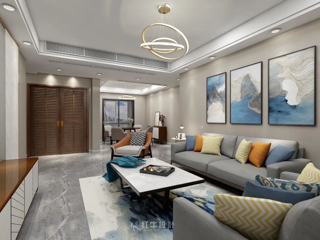 熊皓宇_同曦国际广场140㎡轻奢风格--改善性住房应该这样设计01